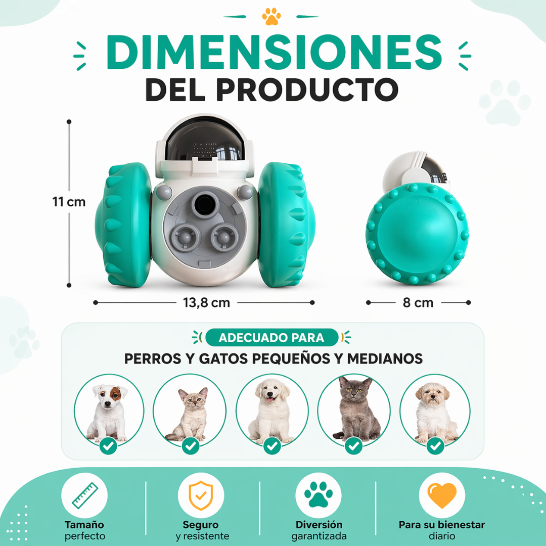 Juguete Interactivo Antiansiedad para Mascotas